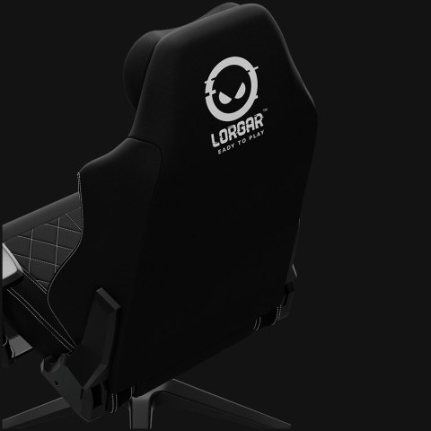 LORGAR Fotel Gamingowy Advanced CHA41, Czarno Biały
