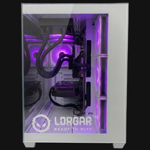 LORGAR Komputer Gamingowy Advanced A201, Biały