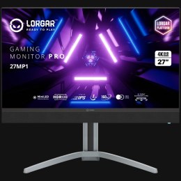 LORGAR Monitor Gamingowy Pro UHD MiniLED 27'', Czarno Szary