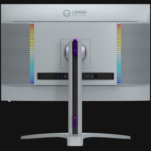LORGAR Monitor Gamingowy Pro UHD MiniLED 27'', Czarno Szary