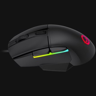 LORGAR Mysz Gamingowa Jetter 357, USB, LED, RGB, Czarna