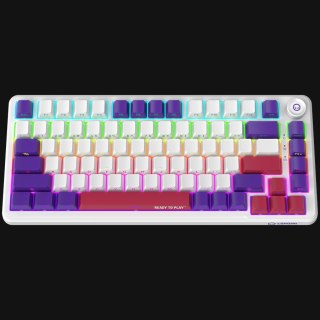 LORGAR Gaming Keyboard KBA4175 Advanced Wired 75% White EN
