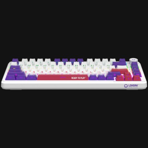 LORGAR Gaming Keyboard KBA4175 Advanced Wired 75% White EN