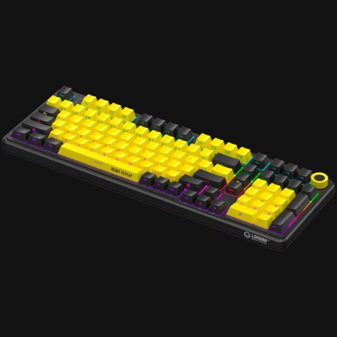 LORGAR Gaming Keyboard KBA4195 Advanced Wired Yellow EN