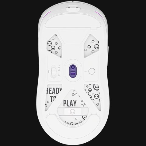 LORGAR Gaming Mouse MSA10WR Advanced Wireless PixArt 3311 White