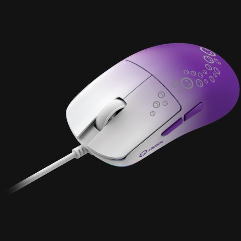 LORGAR Gaming Mouse MSA21 Advanced Wired PixArt 3315 White