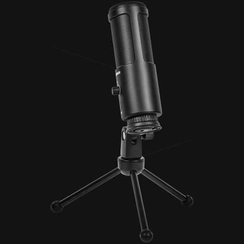 LORGAR Mikrofon Gamingowy Voicer 521, USB, Czarny