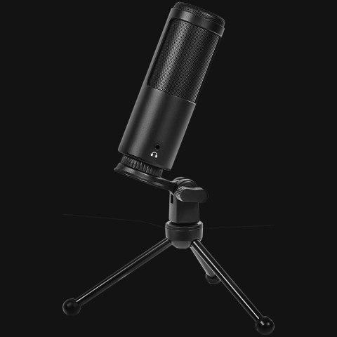LORGAR Mikrofon Gamingowy Voicer 521, USB, Czarny