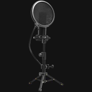 LORGAR Mikrofon Gamingowy Voicer 721, USB, Czarny