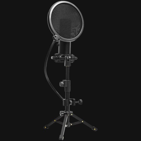 LORGAR Mikrofon Gamingowy Voicer 721, USB, Czarny