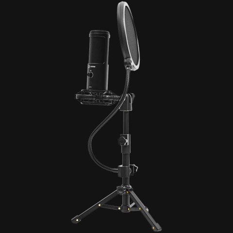 LORGAR Mikrofon Gamingowy Voicer 721, USB, Czarny
