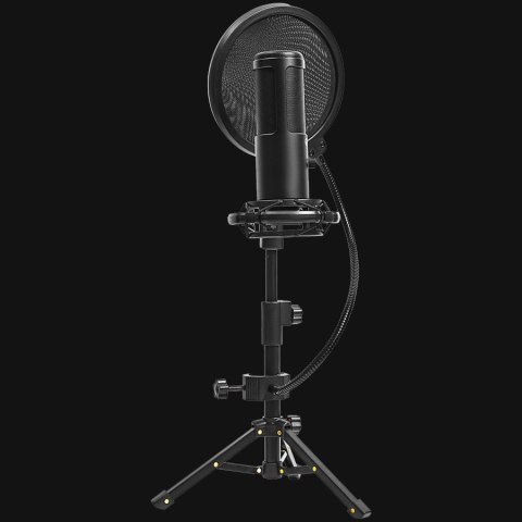 LORGAR Mikrofon Gamingowy Voicer 721, USB, Czarny