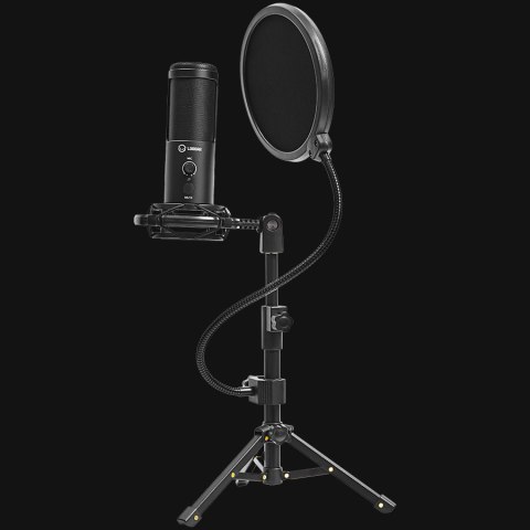 LORGAR Mikrofon Gamingowy Voicer 721, USB, Czarny