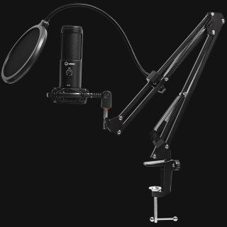 LORGAR Mikrofon Gamingowy Voicer 931, USB, Czarny