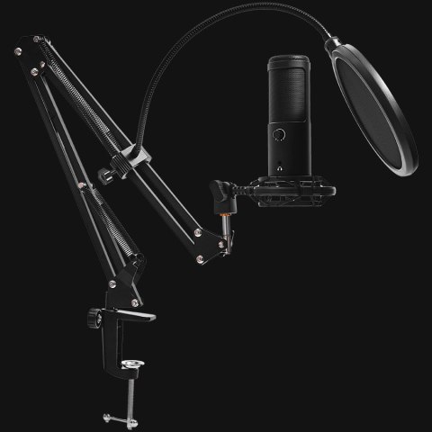 LORGAR Mikrofon Gamingowy Voicer 931, USB, Czarny
