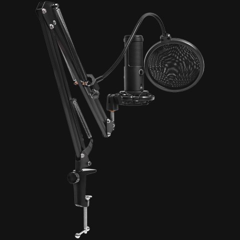 LORGAR Mikrofon Gamingowy Voicer 931, USB, Czarny