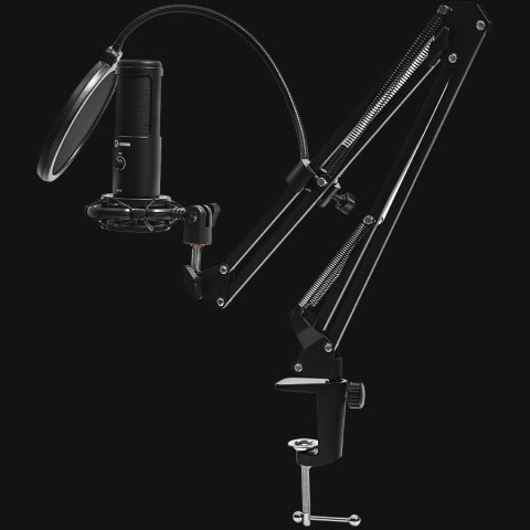 LORGAR Mikrofon Gamingowy Voicer 931, USB, Czarny