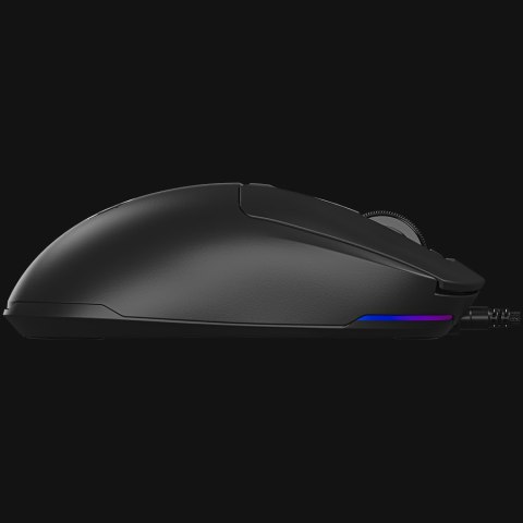 LORGAR Mysz Gamingowa MSA10, Ultralekka, Czarna