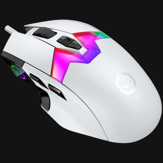 LORGAR Mysz Gamingowa Pro MSP80, 8000 Hz, Biała