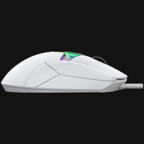 LORGAR Mysz Gamingowa Pro MSP80, 8000 Hz, Biała