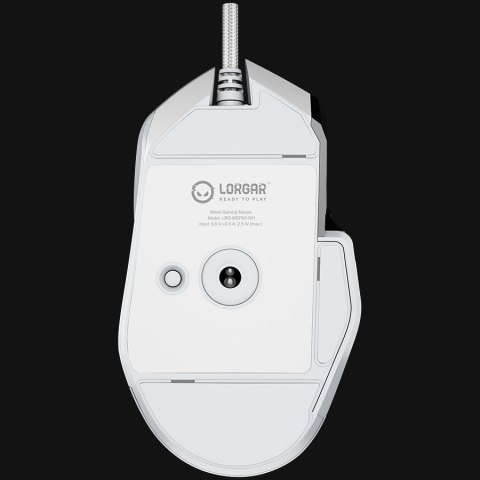 LORGAR Mysz Gamingowa Pro MSP80, 8000 Hz, Biała