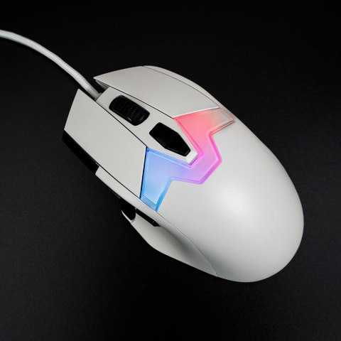 LORGAR Mysz Gamingowa Pro MSP80, 8000 Hz, Biała