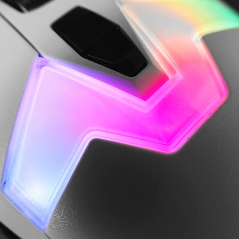 LORGAR Mysz Gamingowa Pro MSP80, 8000 Hz, Biała