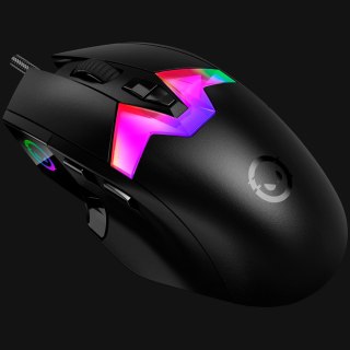 LORGAR Mysz Gamingowa Pro MSP80, 8000 Hz, Czarna