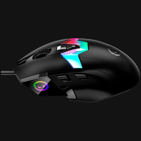 LORGAR Mysz Gamingowa Pro MSP80, 8000 Hz, Czarna