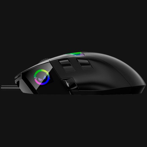 LORGAR Mysz Gamingowa Pro MSP80, 8000 Hz, Czarna