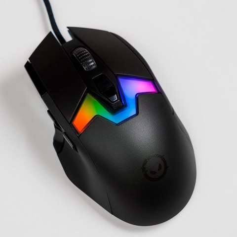 LORGAR Mysz Gamingowa Pro MSP80, 8000 Hz, Czarna