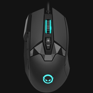 LORGAR Mysz Gamingowa Stricter 579, USB, LED, RGB, Czarna