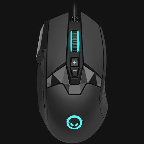 LORGAR Mysz Gamingowa Stricter 579, USB, LED, RGB, Czarna