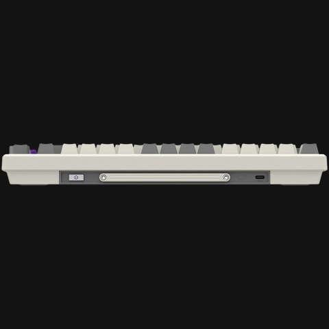Wired mechanical gaming keyboard Advanced, 82 keys, linear Lorgar Toxic Purple switches, Hot Swap, Gasket mount, straight braid 