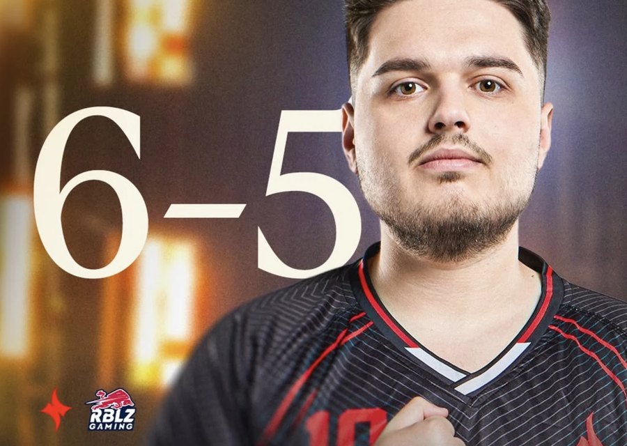 Grafika wyniku Wielkiego Finału: 6-5, RvPLegend10 pokonuje levyfinna