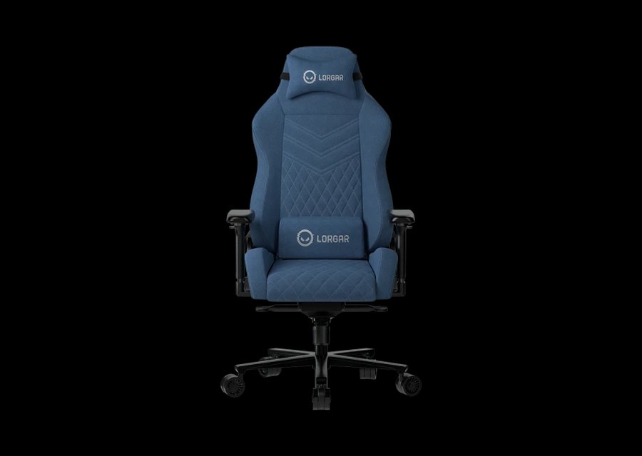Fotel gamingowy LORGAR Advanced ACE 422 w niebieskiej tapicerce